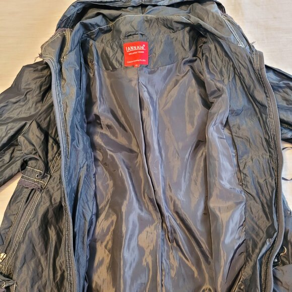 Fall Trench Coat, Rain Coat, Winter over Jacket, Size 46, Size M - Picture 4 of 12